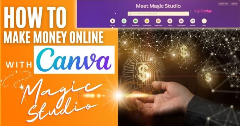 Canva magic studio make money software