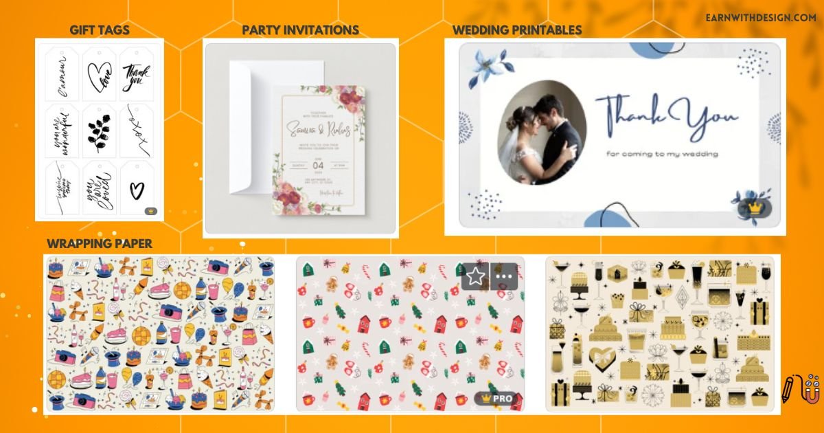 various canva printable 3 Type of canva printacle in demand make money online