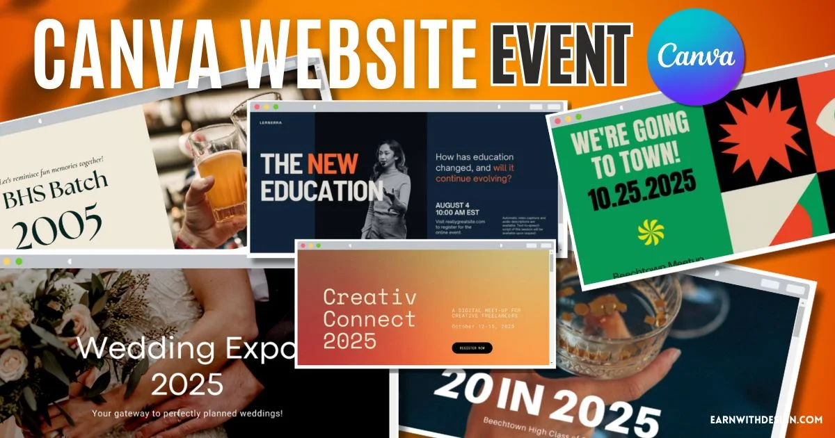 canva website event canva website event how to make money online with canva