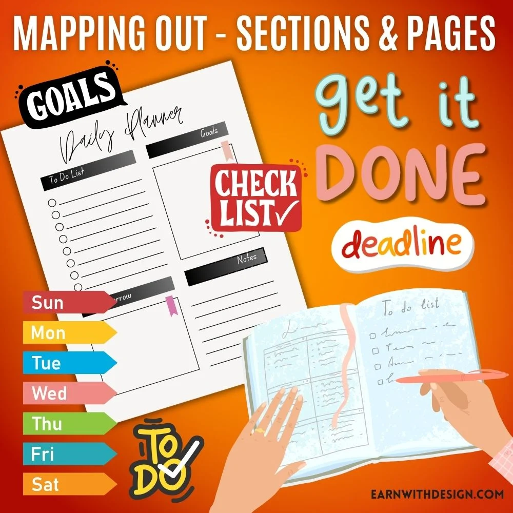 Mapping Out Your Planner Sections and Pages daily planner attention deficit hyperactivity disorder to-do lists time management