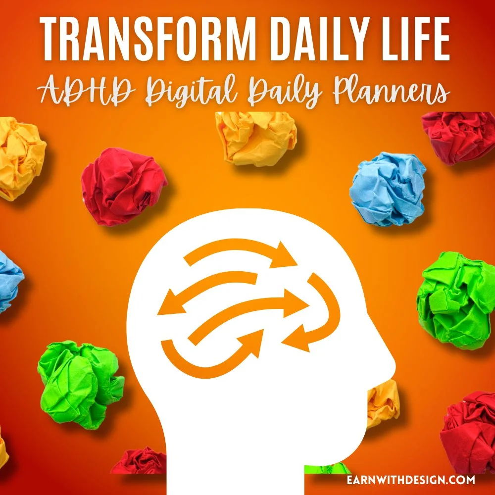 Transform Daily Life with ADHD Friendly Digital Daily Planners attention deficit hyperactivity disorder daily planner adhd symptoms adhd digital planner