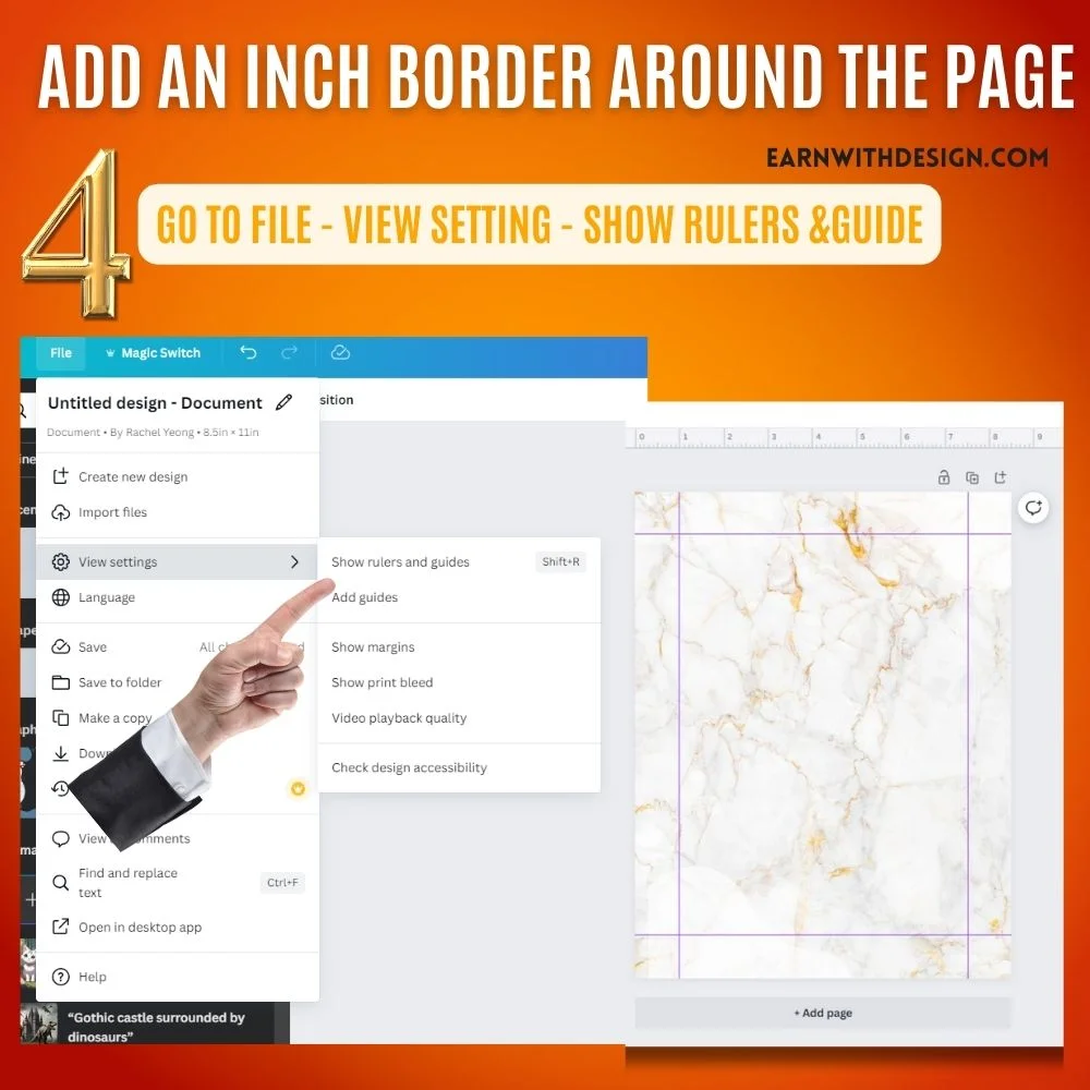 add boarder guide for digital planner daily routine self care adhd adults