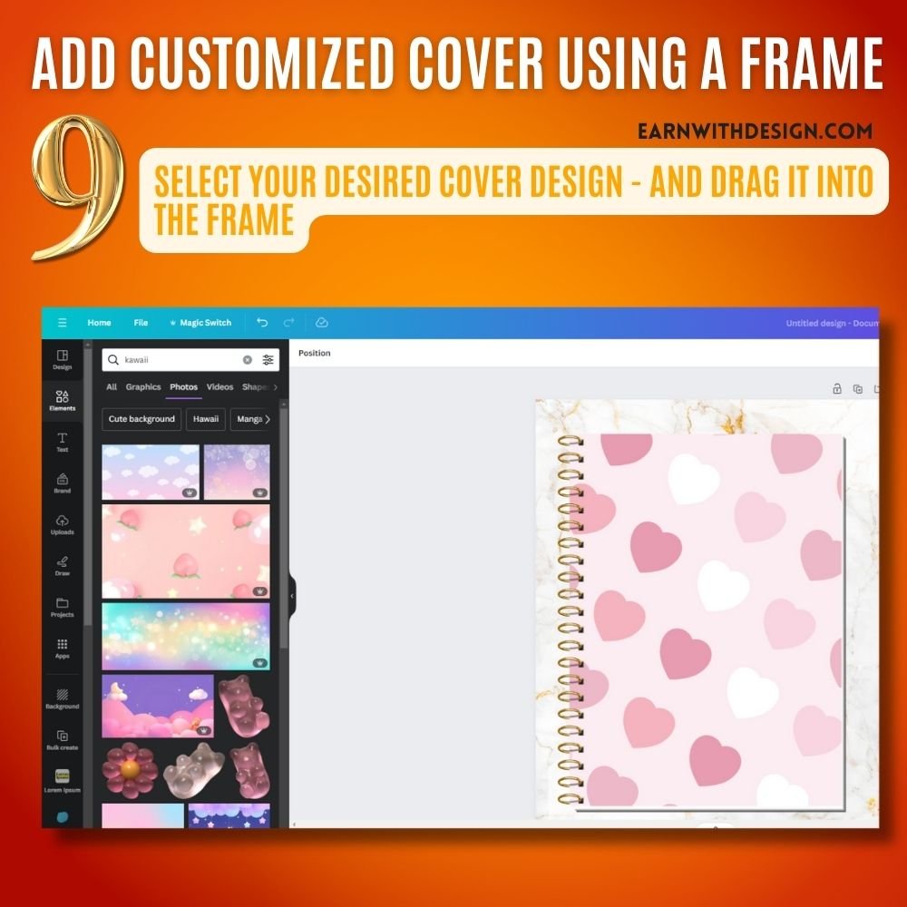 cover frame digital cover digital download
