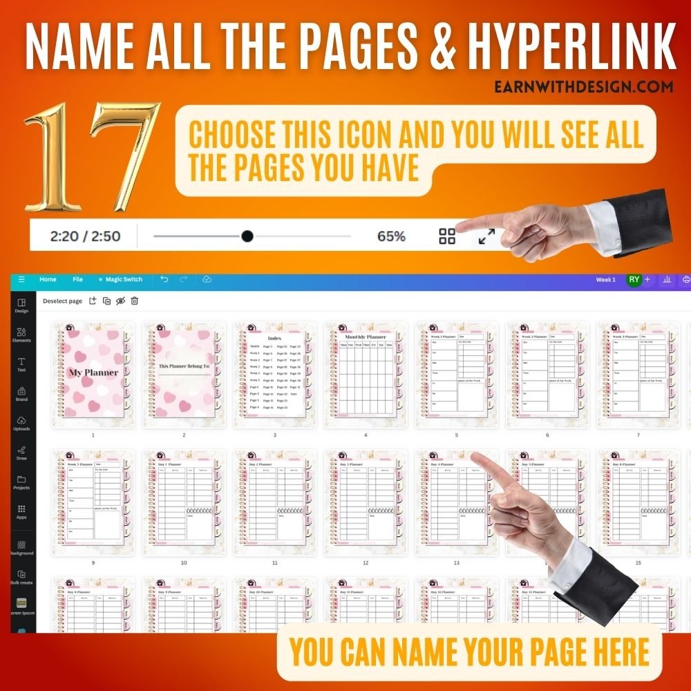 daily functioning hyperlink daily planner