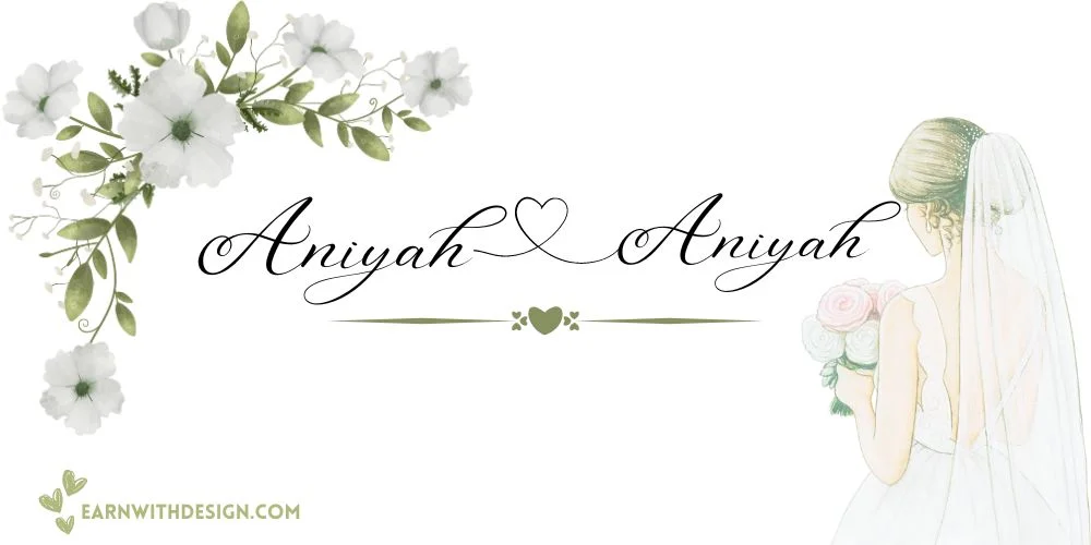 Aniyah best fonts calligraphy font right font perfect font great fonts best wedding fonts Aniyah