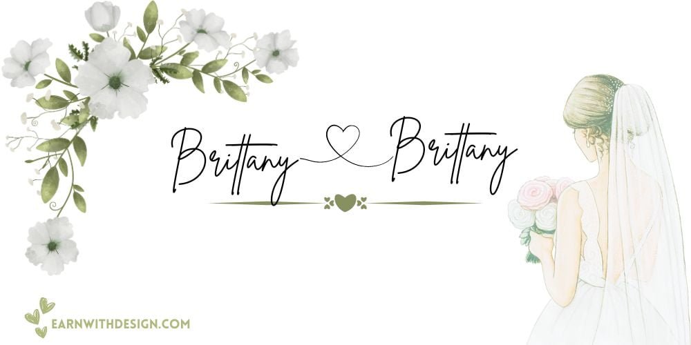 best fonts calligraphy font right font perfect font great fonts best wedding fonts Brittany