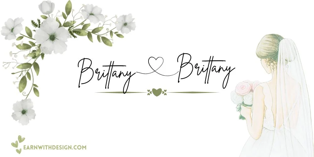 Brittany best fonts calligraphy font right font perfect font great fonts best wedding fonts Brittany