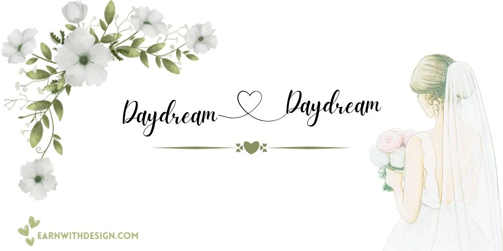 Daydream best fonts calligraphy font right font perfect font great fonts best wedding fonts Daydream