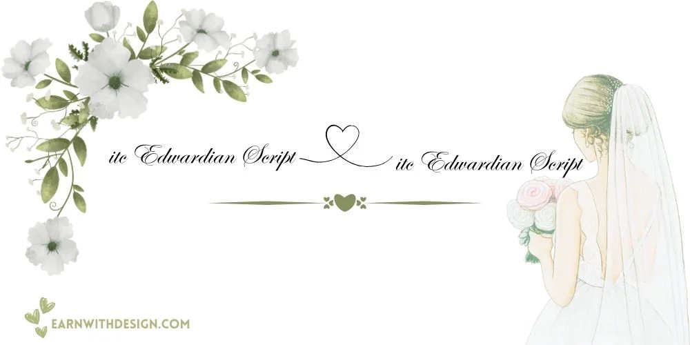 ITC Edwardian Script best fonts calligraphy font right font perfect font great fonts best wedding fonts ITC Edwardian Script