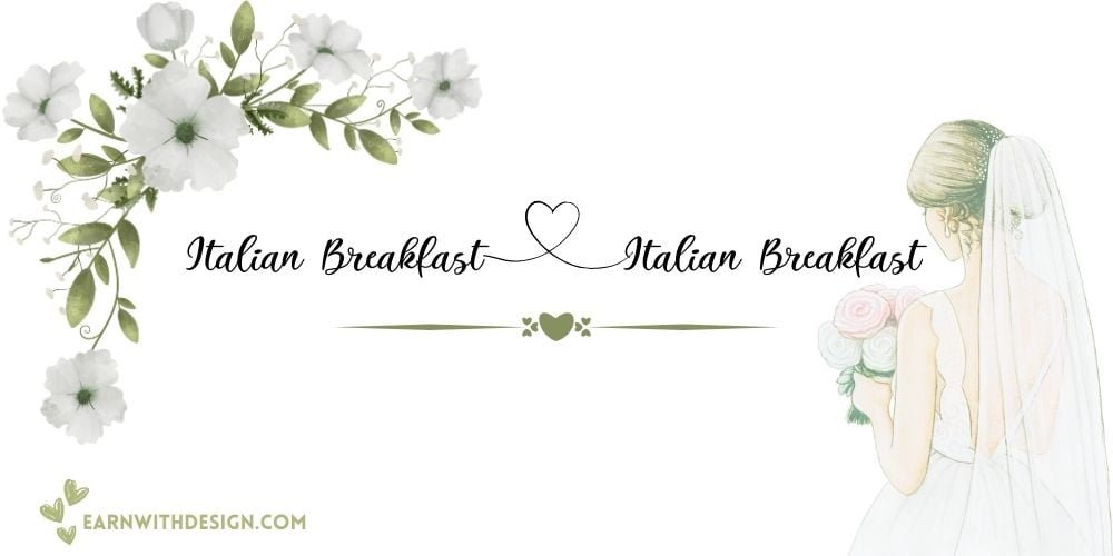 best fonts calligraphy font right font perfect font great fonts best wedding fonts Italian Breakfast