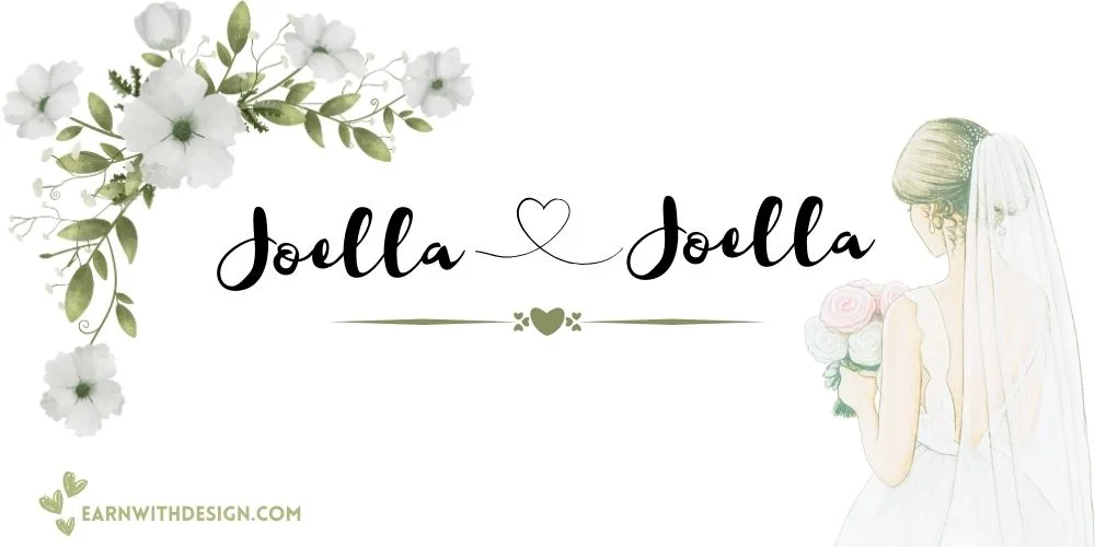 Joella best fonts calligraphy font right font perfect font great fonts best wedding fonts Joella
