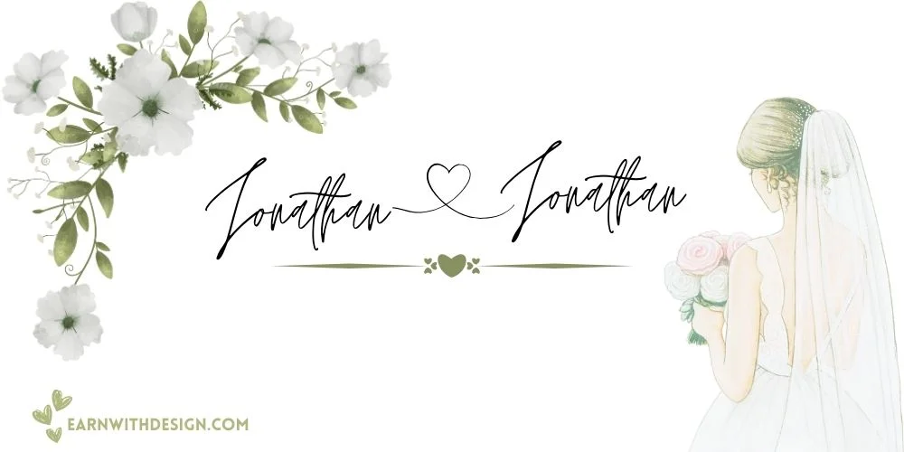 Jonathan best fonts calligraphy font right font perfect font great fonts best wedding fonts Jonathan