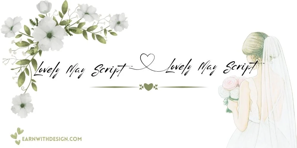 Lovely May Script best fonts calligraphy font right font perfect font great fonts best wedding fonts Lovely May Script