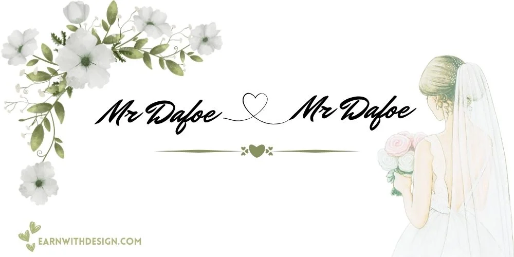 Mr Dafoe best fonts calligraphy font right font perfect font great fonts best wedding fonts Mr Dafoe