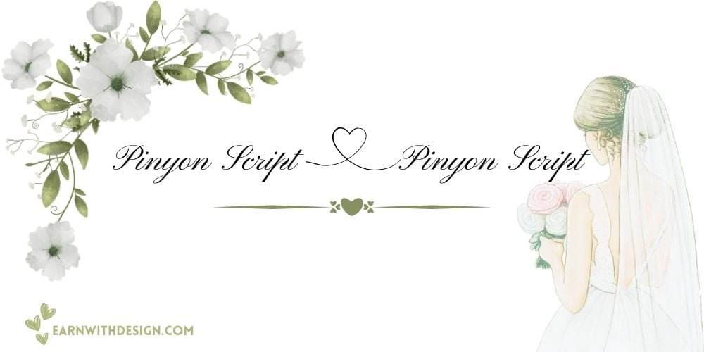 best fonts calligraphy font right font perfect font great fonts best wedding fonts Pinyon Script