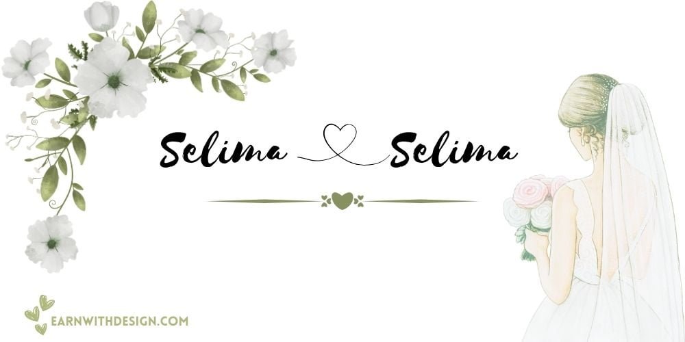 best fonts calligraphy font right font perfect font great fonts best wedding fonts Selima