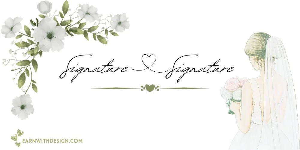 Signature best fonts calligraphy font right font perfect font great fonts best wedding fonts Signature
