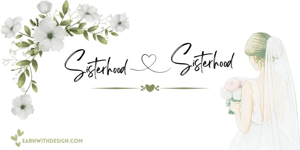 Sisterhood best fonts calligraphy font right font perfect font great fonts best wedding fonts Sisterhood