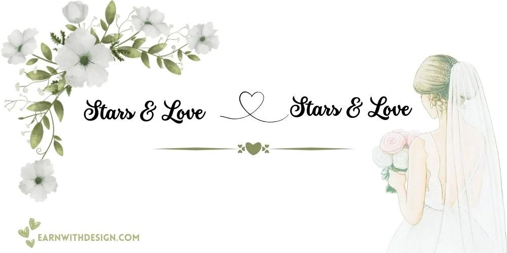 Stars & Love best fonts calligraphy font right font perfect font great fonts best wedding fonts Stars & Love