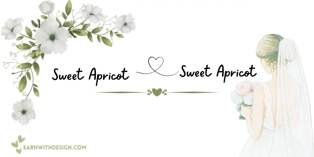 Sweet Apricot best fonts calligraphy font right font perfect font great fonts best wedding fonts Sweet Apricot
