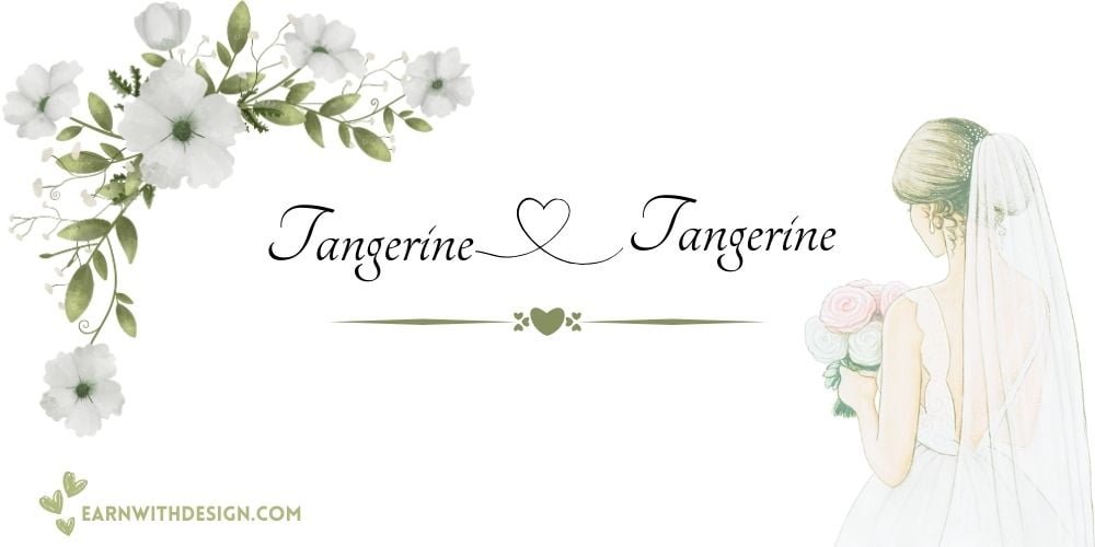 best fonts calligraphy font right font perfect font great fonts best wedding fonts Tangerine