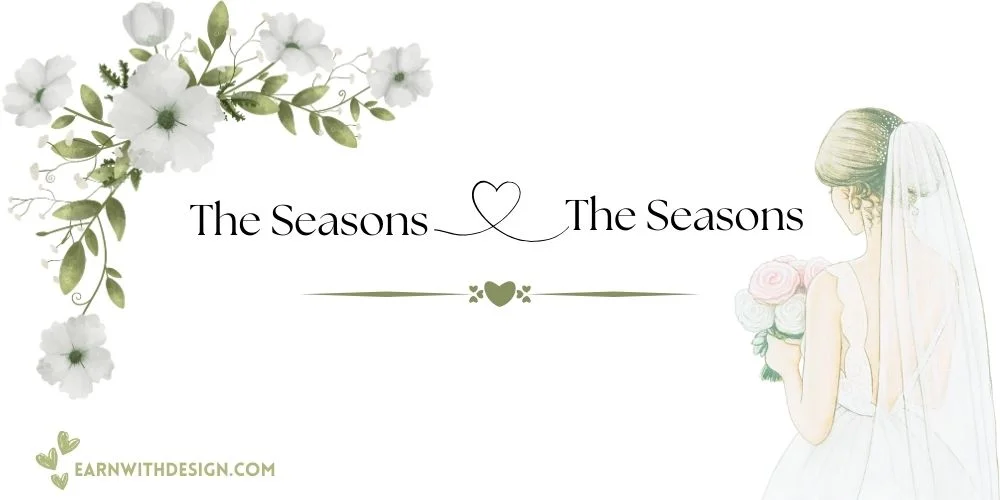 The Seasons best fonts calligraphy font right font perfect font great fonts best wedding fonts The Seasons