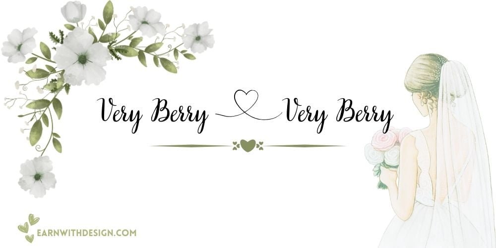best fonts calligraphy font right font perfect font great fonts best wedding fonts Very Berry