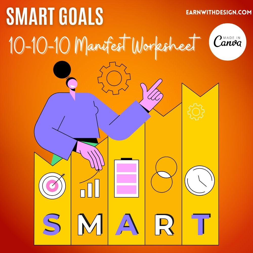 10-10-10 Manifest worksheet smart goals smart goal manifest your goal