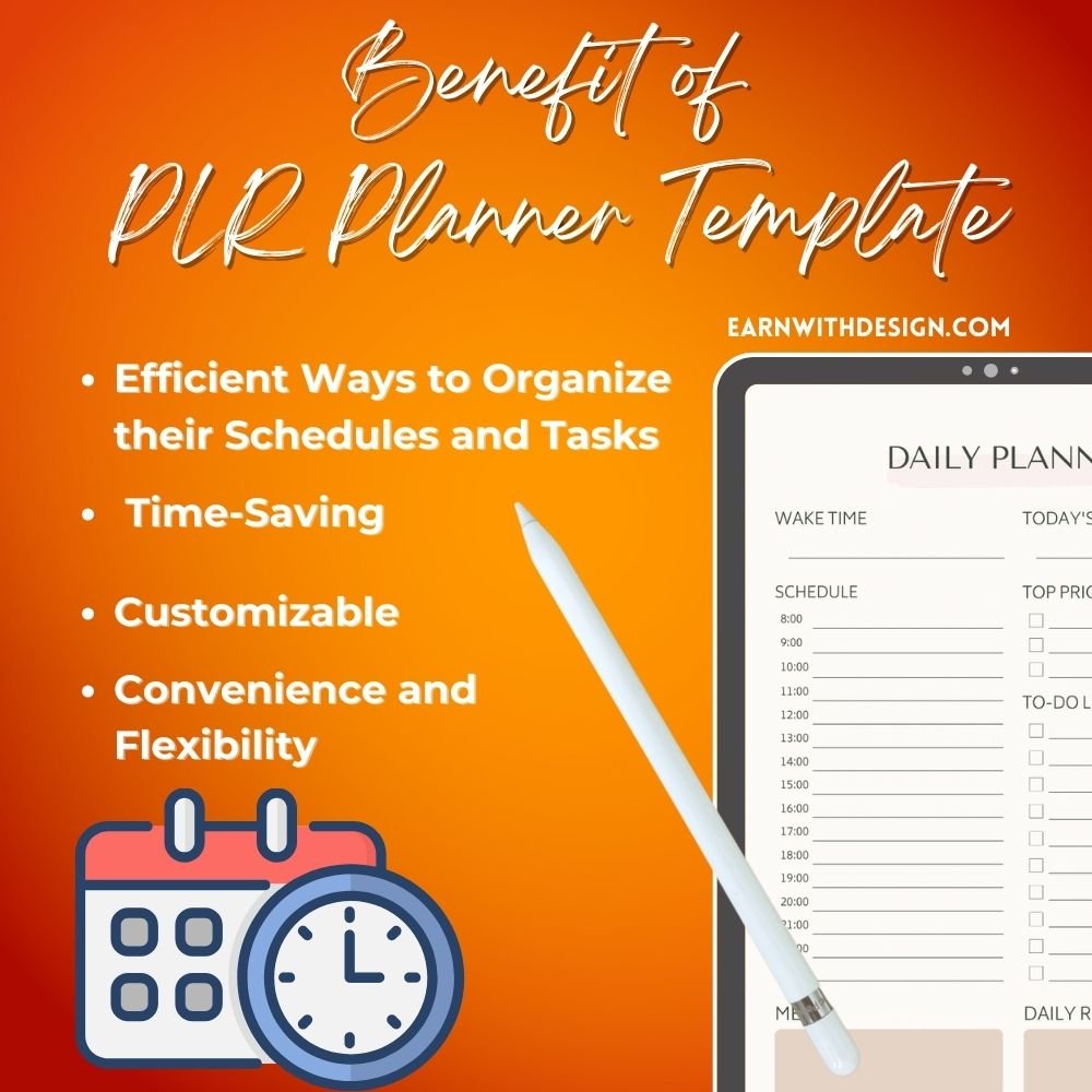 personal use, digital products, private label rights, plr planner templates
