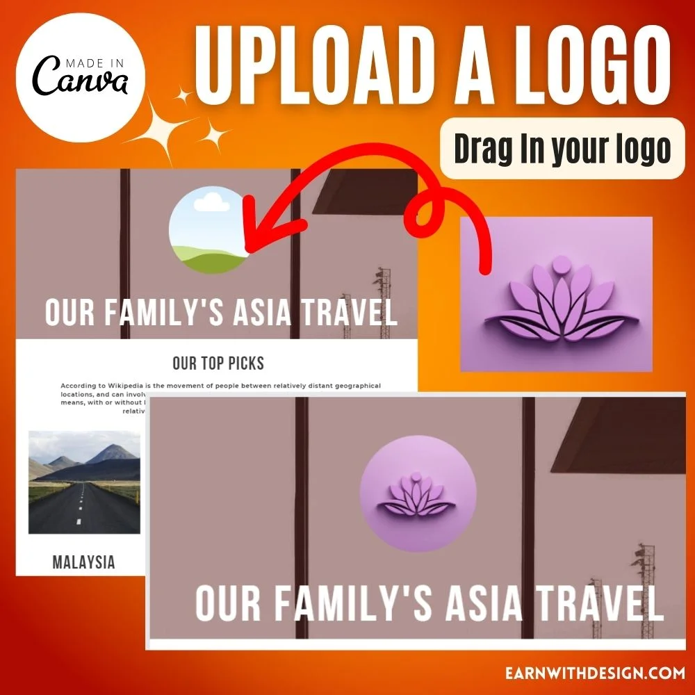 upload a logo add in logo for canva upload logo personalized approach digital product