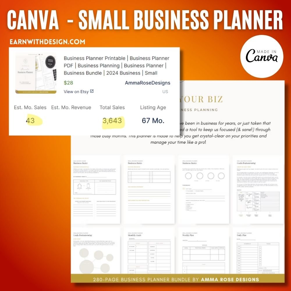 pritable planner small business owners best business planner physical planner
