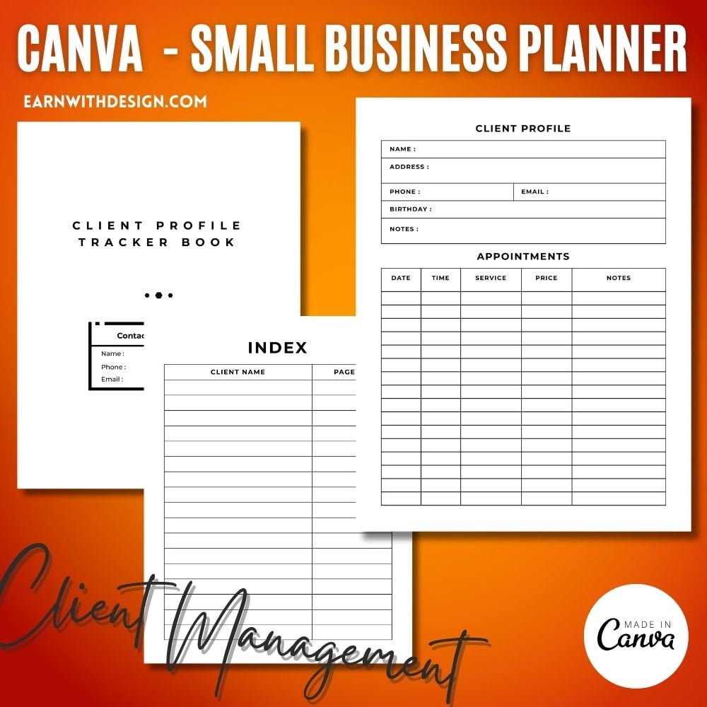 Client Management customer list client information business planner client planner