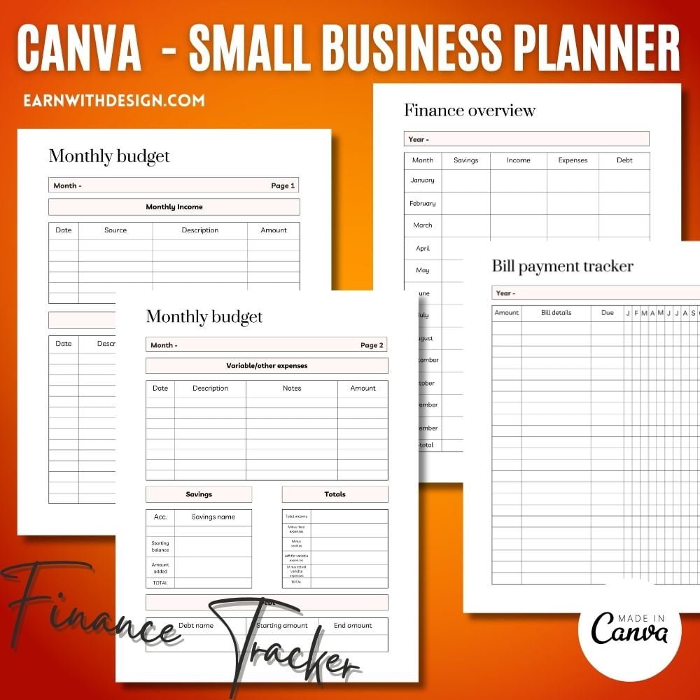 Finance Tracker budget planner plan your money