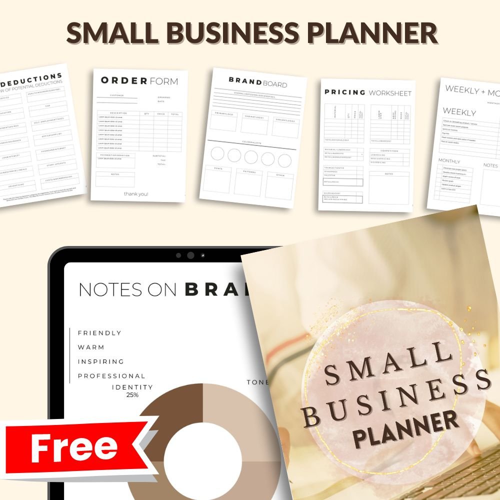 small business planner Digital business Planner for small business planner