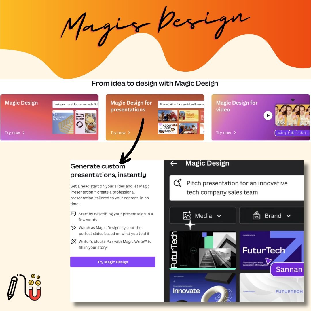 magic design repsentation