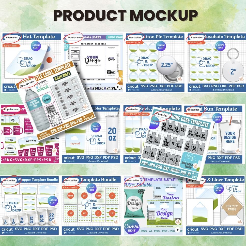 Canva Mockup product digital downloads, mockup, etsy listing mockup, product mockup, ebook mockup, social media mockup, pront-on-demand mockup, digital paper mockup, video listing mockup