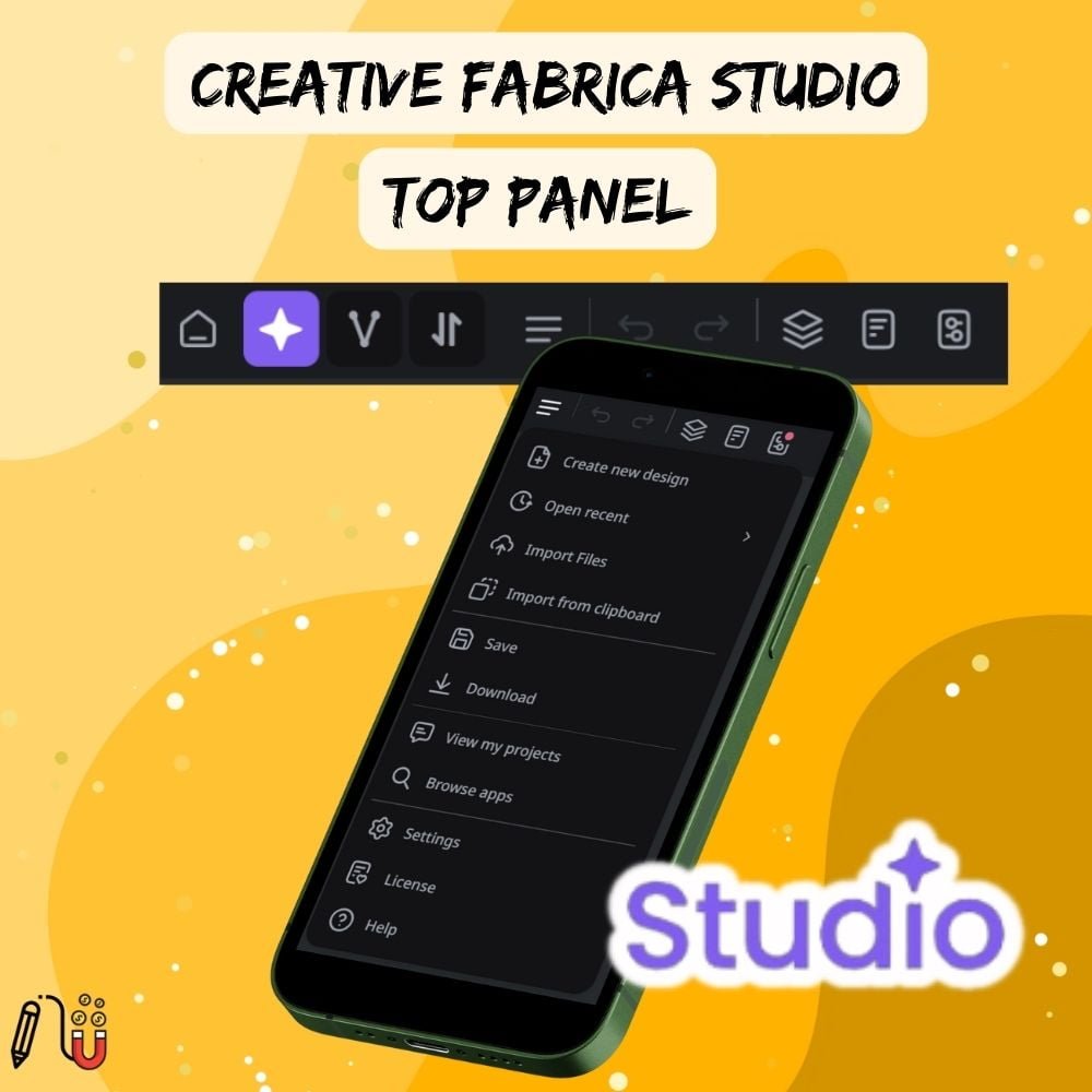 creative work, design process, design assets, CF Studio, unique features, commercial purposes,