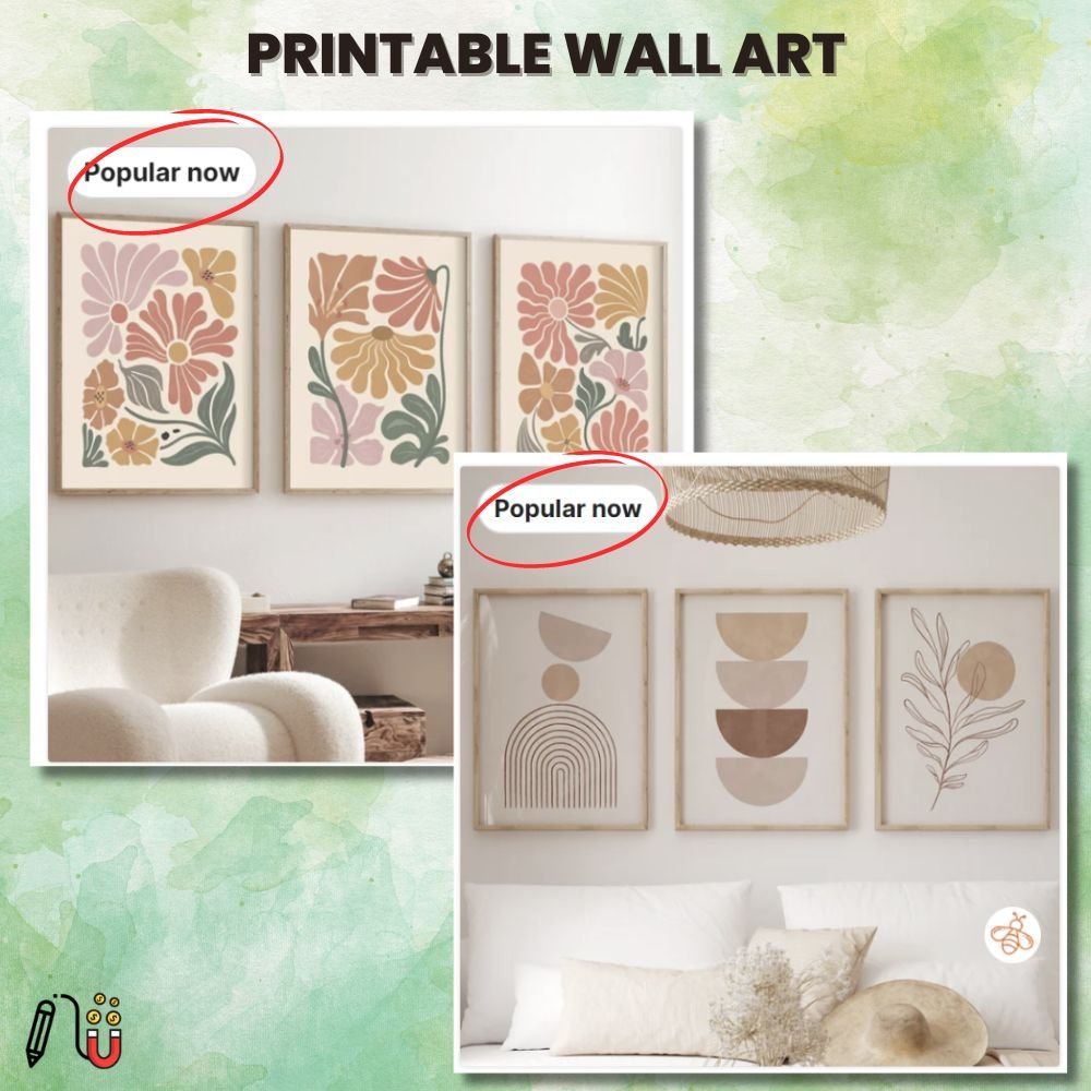 Printable Wall art (2) Printable Wall art, canva design, canva graphic design, art design, digital download