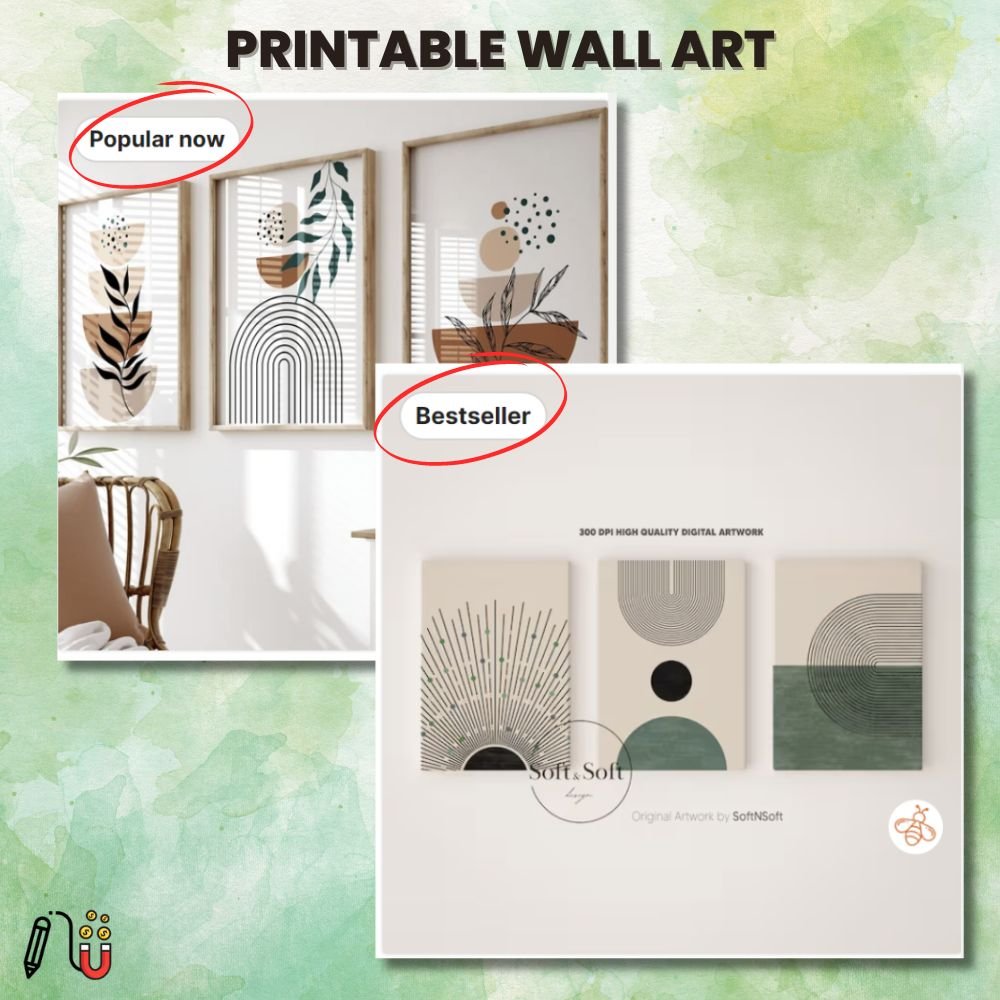Printable Wall art (3) Printable Wall art, canva design, canva graphic design, art design, digital download
