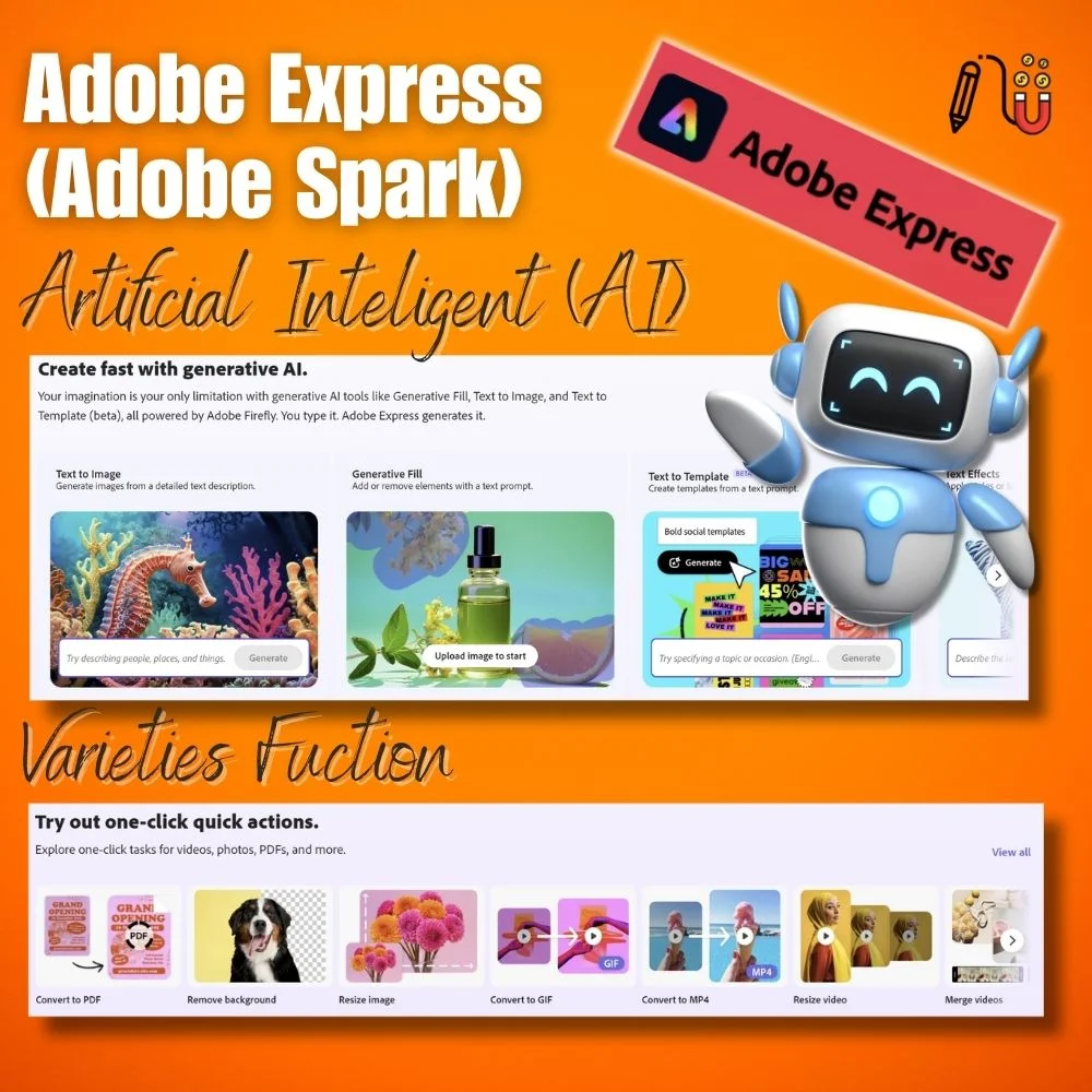 Adobe Express (Adobe Spark) (2) Adobe Express (Adobe Spark),customization options, key features, collaboration features, social media marketers, excellent canva alternatives, unique features, wide range of templates, social media content, good alternative, good option