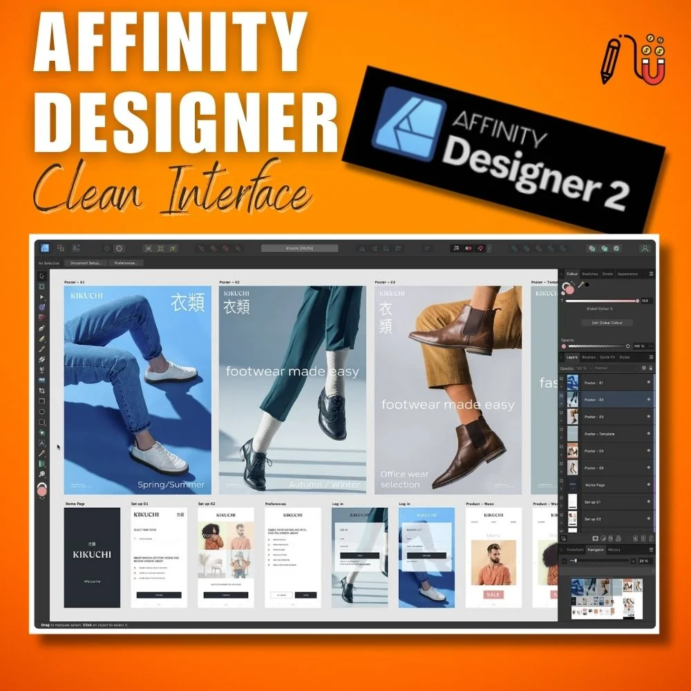 Affinity Designer (4) Affinity Designer, unique designs, use case, basic features, worthy canva alternative, small business owners, great alternative, best part, limited features, social media platforms, best choice, design features