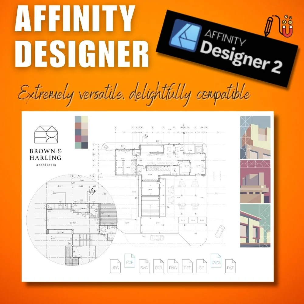Affinity Designer (5) Affinity Designer, unique designs, use case, basic features, worthy canva alternative, small business owners, great alternative, best part, limited features, social media platforms, best choice, design features