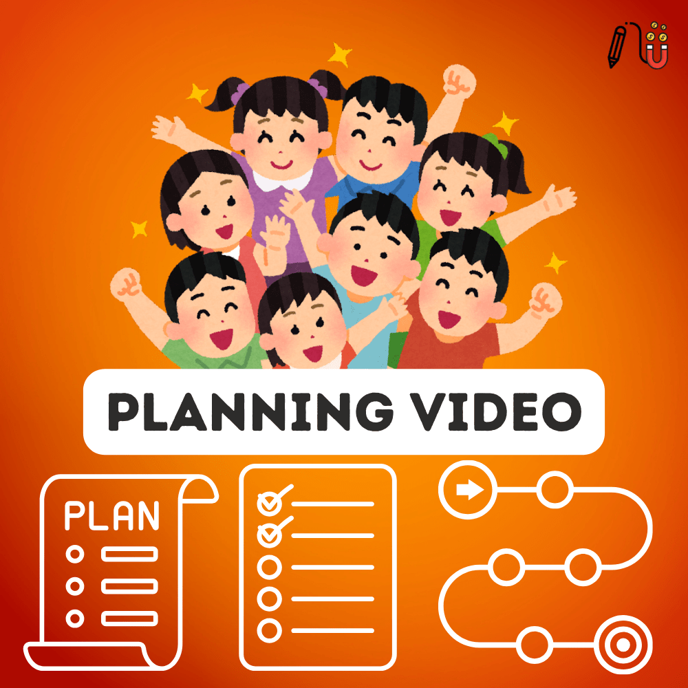 video planning, kid educational video