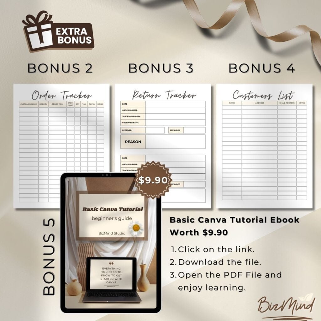 Custom Order Form Template - Earn with Design