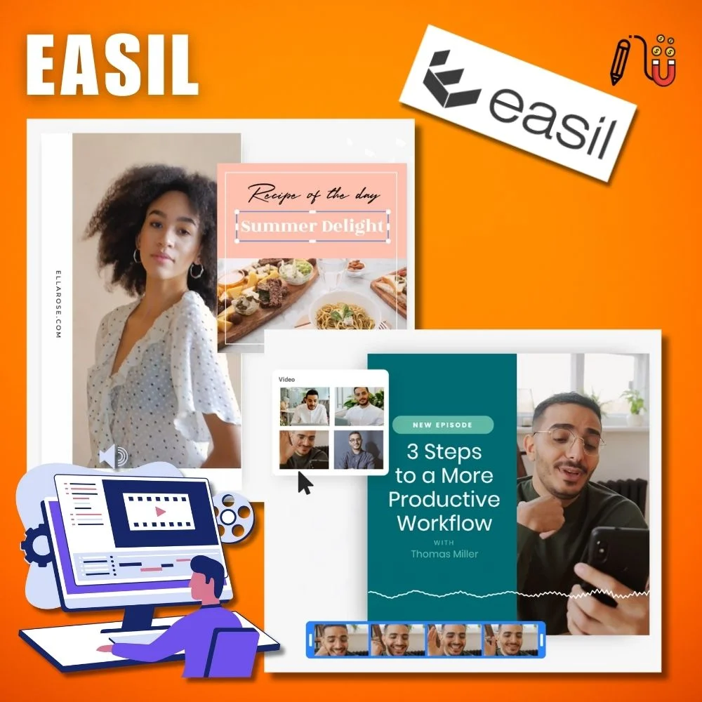 easil (2) easil, basic plan, mobile devices, various purposes, premium features, design projects, unique designs, use case, basic features, worthy canva alternative, small business owners, great alternative