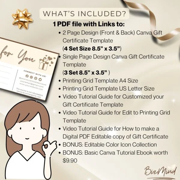 gift certificate template, voucher template