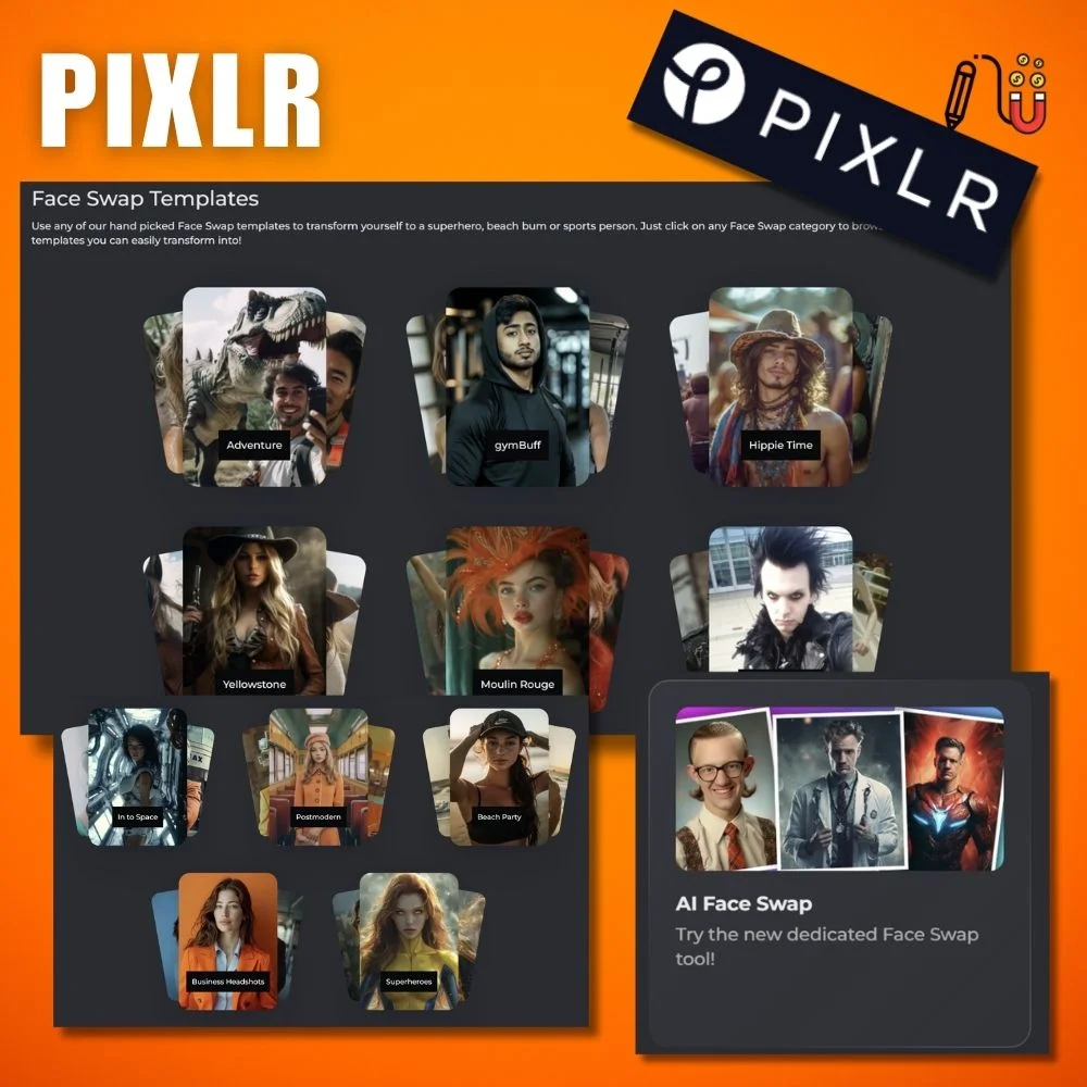 pixlr (5) pixlr, free plan, best canva alternatives, adobe express, advanced features, graphic designers, free version, social media graphics, paid plans, design elements, social media posts, design tools