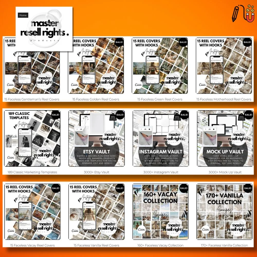 master resell right product, plr digital product, plr content, coach plr template, canva template, high quality plr