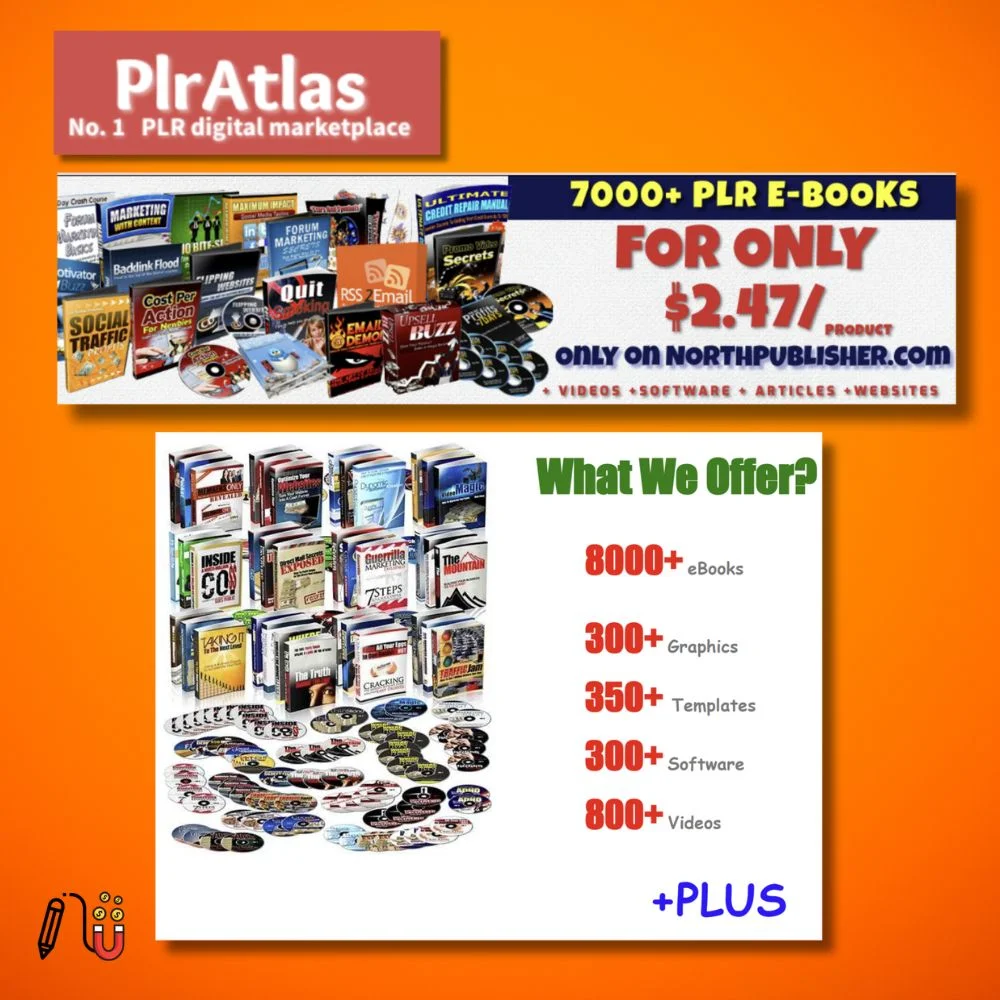 PLR atlas, plr canva template, plr printable, plr digital product