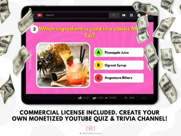 youtube quiz template